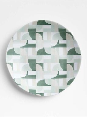 Crate & Barrel | Marin Geo Melamine Salad Plate